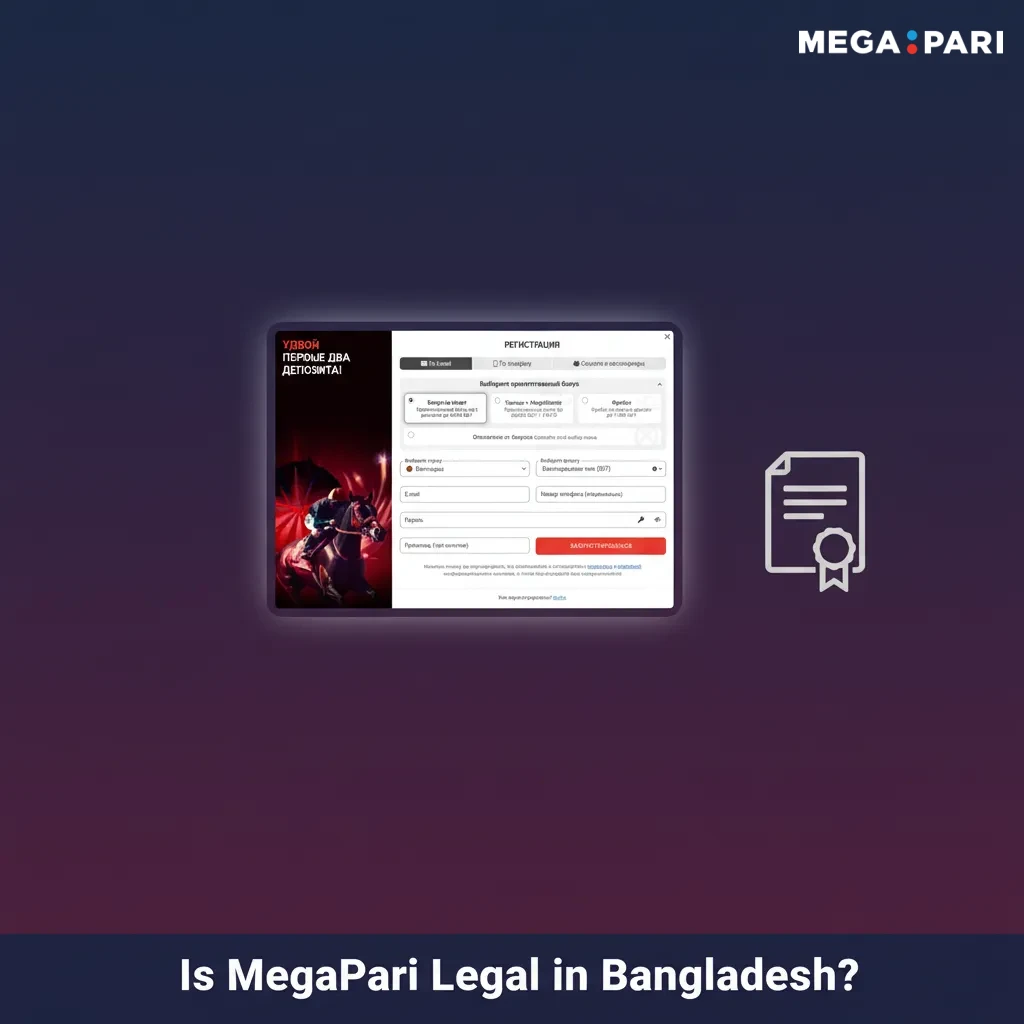 Is MegaPari legal in Bangladesh? Highlights offshore Curacao 8048/JAZ license (2019) and advises checking local laws.