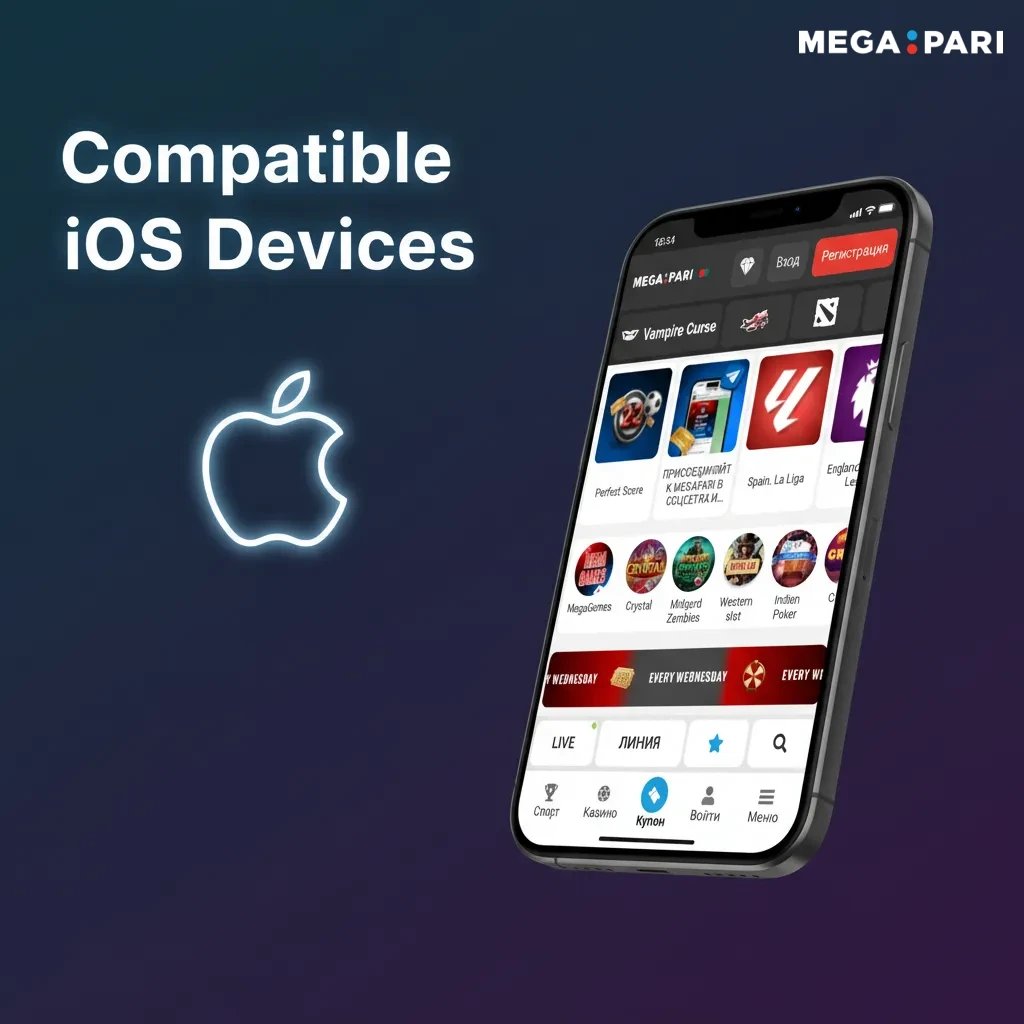 Compatible iOS devices: iPhone X–15 series (mini/Pro/Max) and recent iPads.